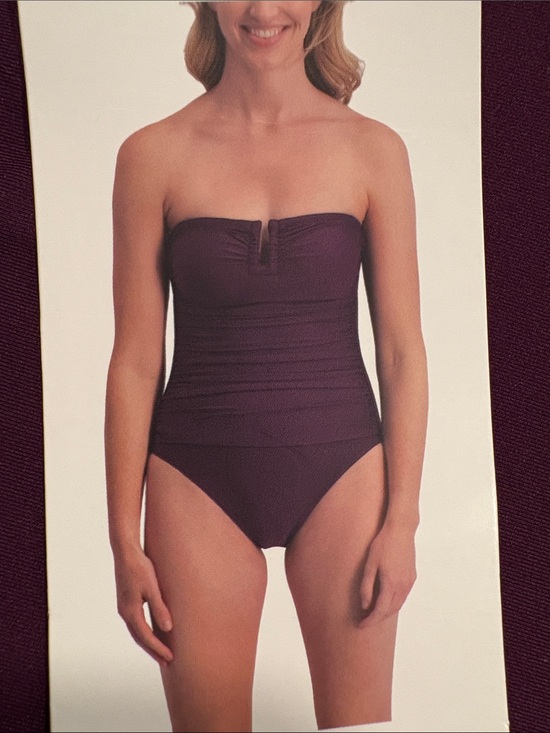 DKNY Other - DKNY Strapless or with straps One-Piece Swimsuit - Deep Plum